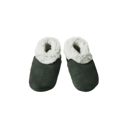 Nature Baby Lambskin Booties Thyme