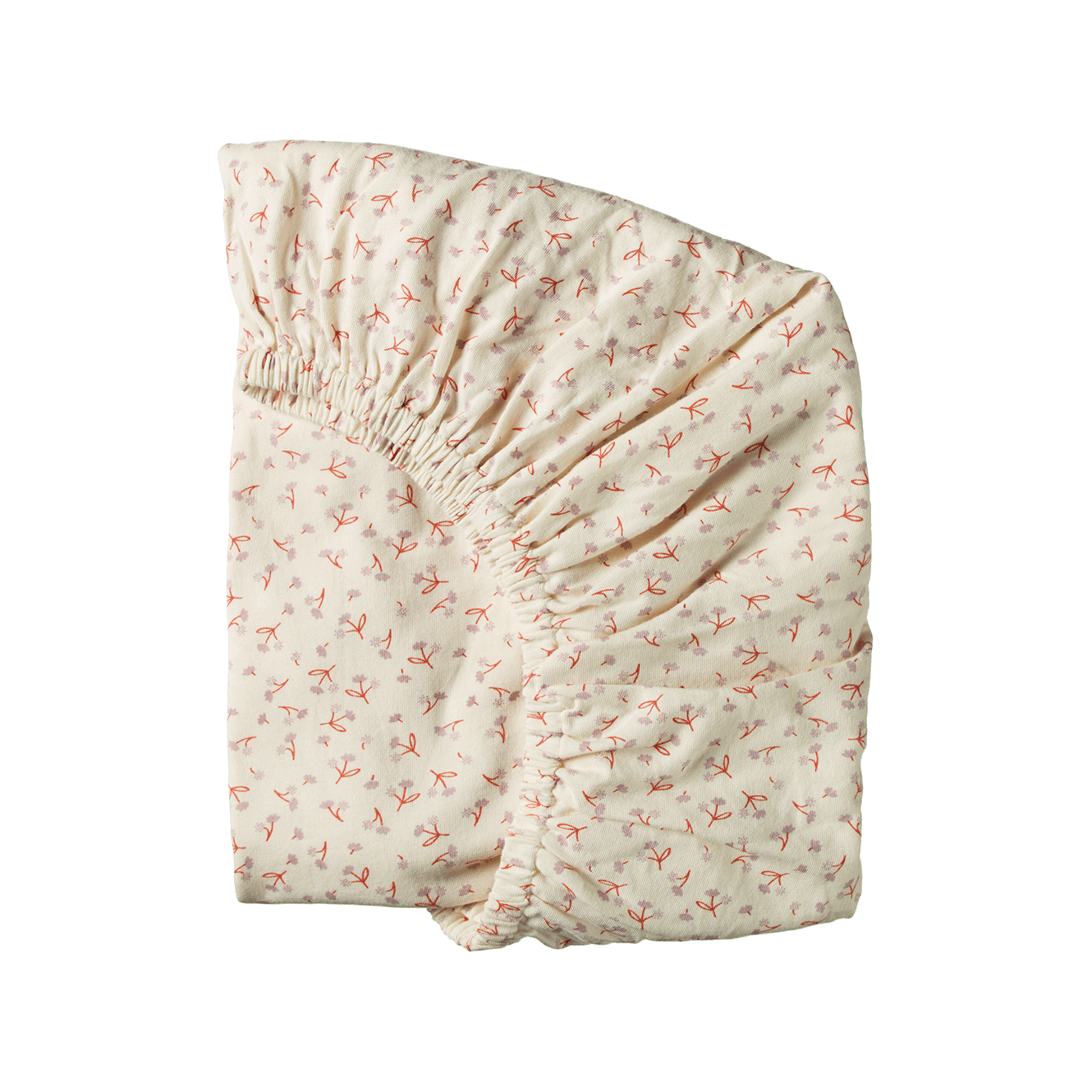 Nature Baby Fitted Sheet Jersey Dandelion Print Bassinet
