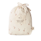 Nature Baby Fitted Sheet Jersey Goosey Natural Print Cot