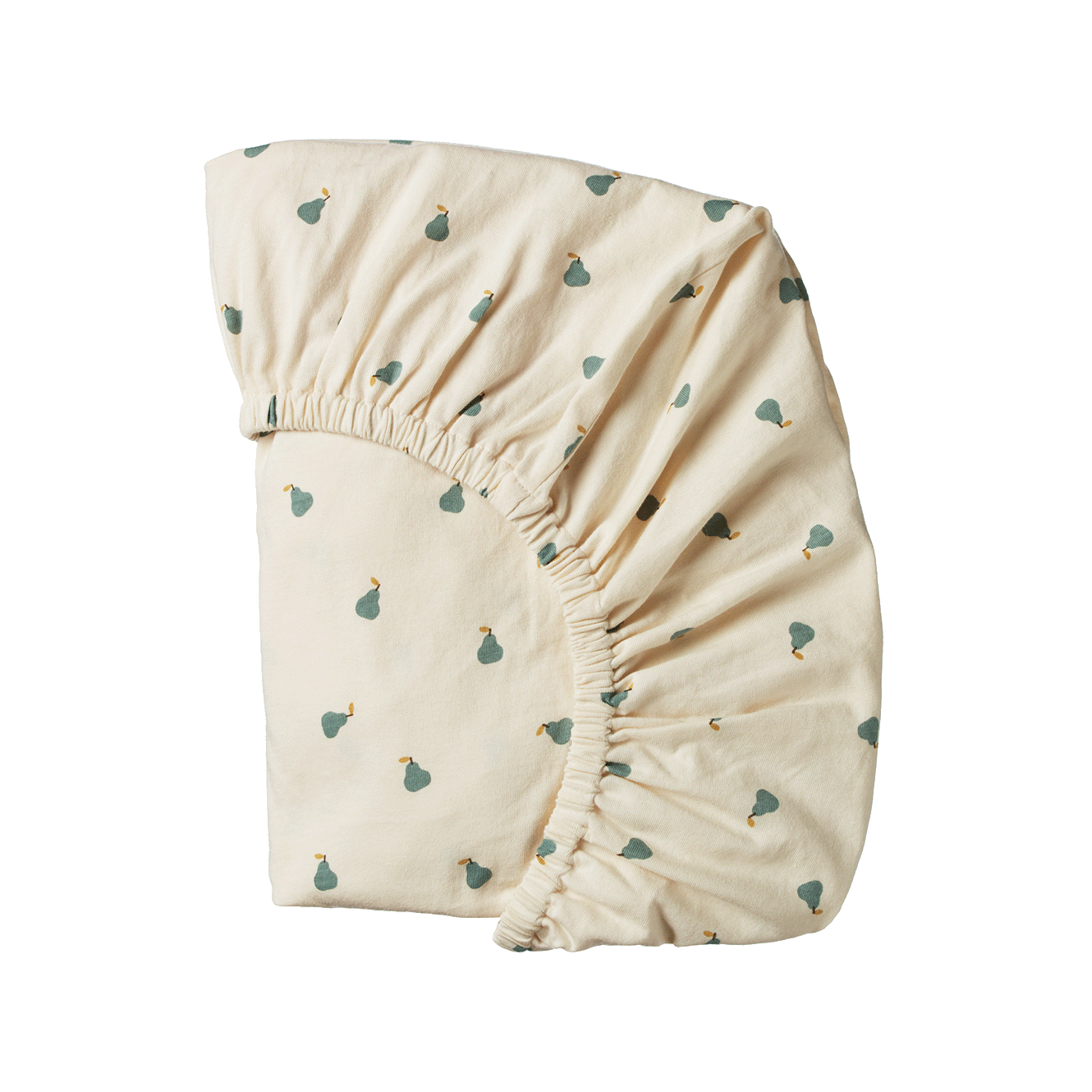 Nature Baby Fitted Sheet Jersey Petite Pear Print Bassinet
