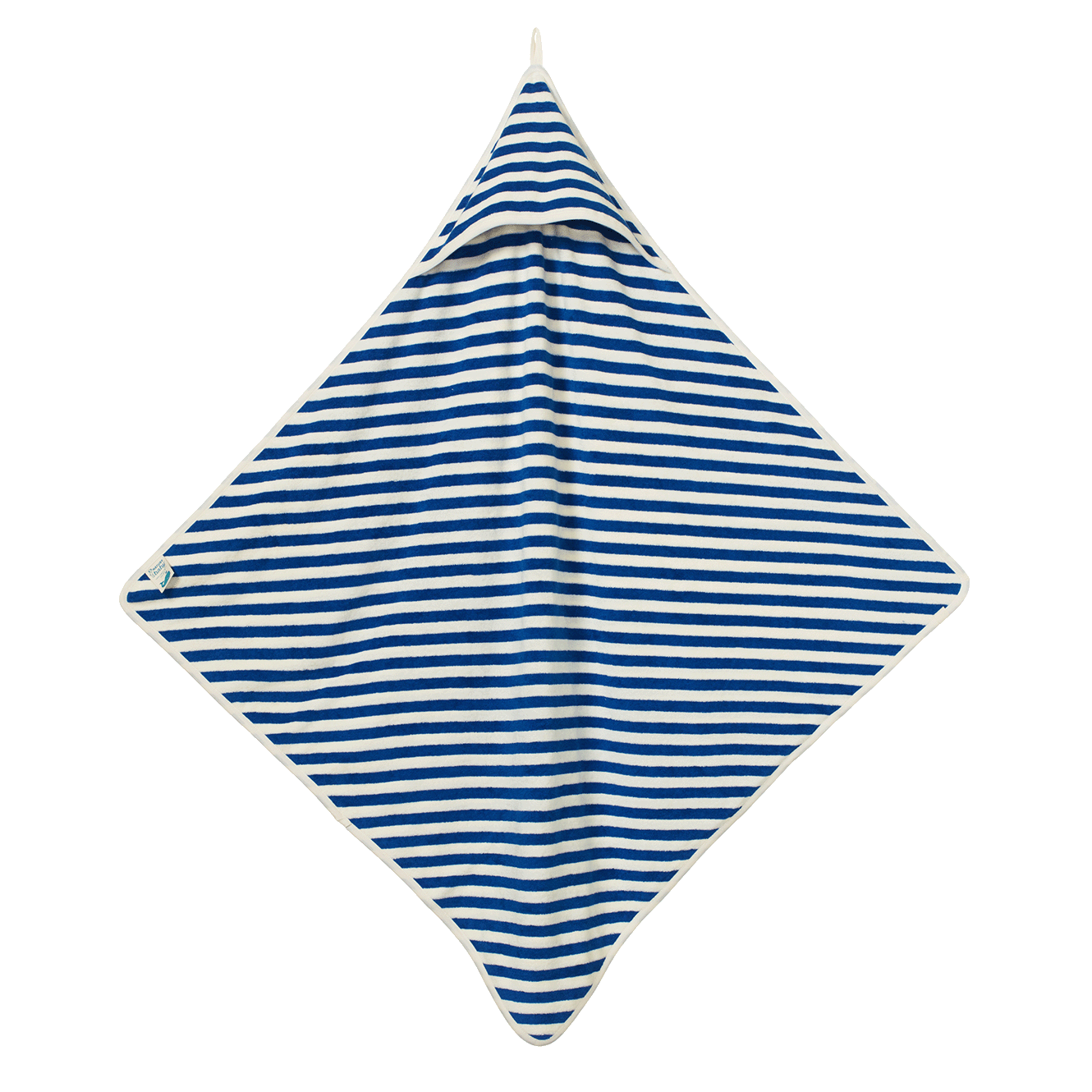 Nature Baby Organic Cotton Hooded Towel Mariner Stripe