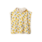Nature Baby Organic Cotton Poncho Towel Lemon Print Towel