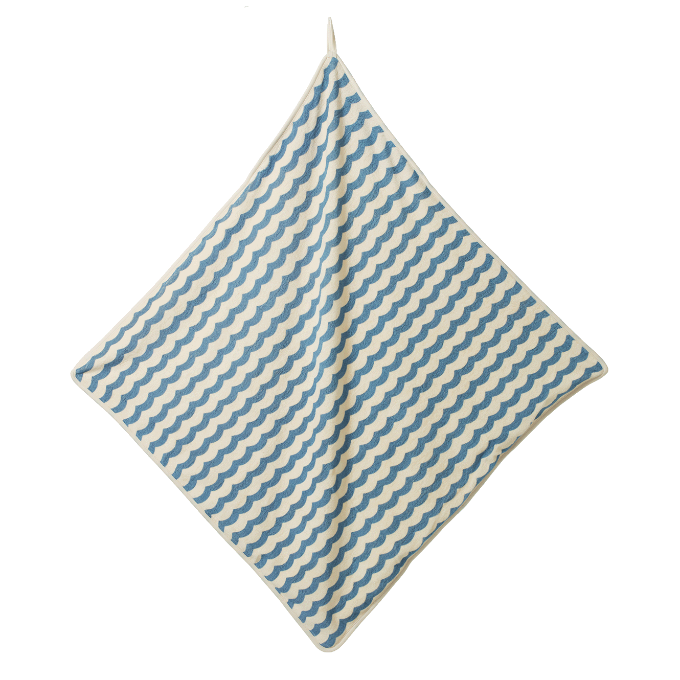 Nature Baby Organic Cotton Hooded Towel Waves Print