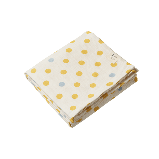 Nature Baby Muslin Wrap Summer Polka Dot Print