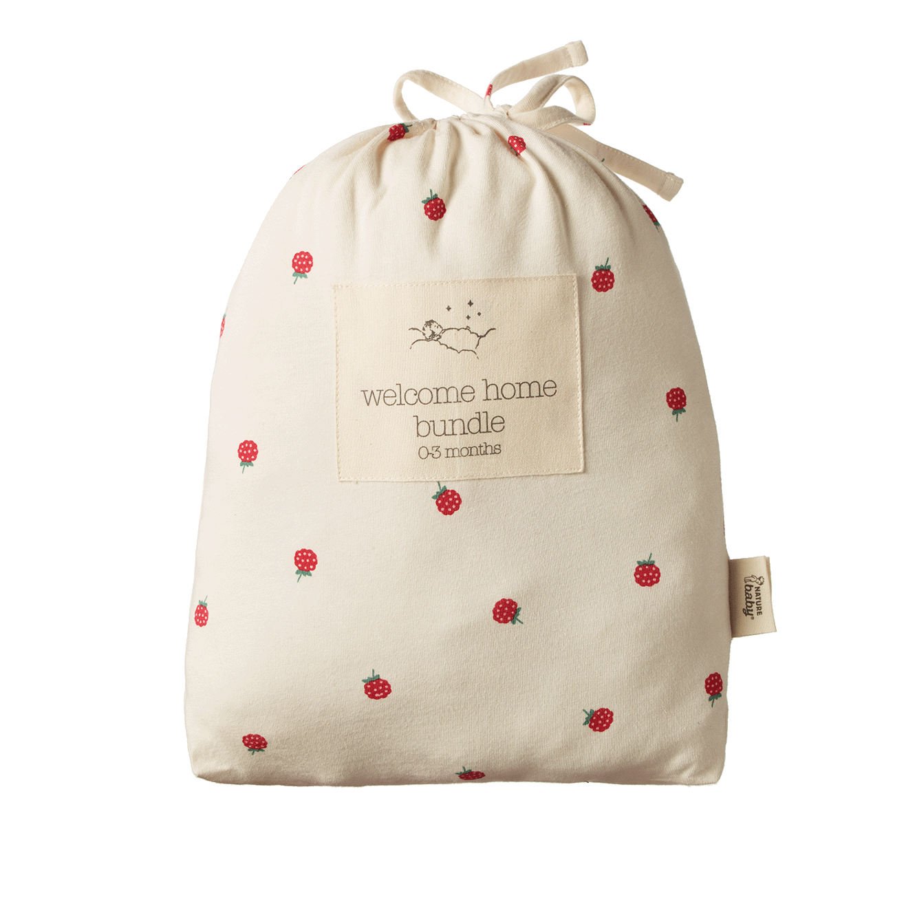 Nature Baby Welcome Home Bundle Raspberry Print