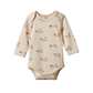 Nature Baby Long Sleeve Bodysuit Gallop Print