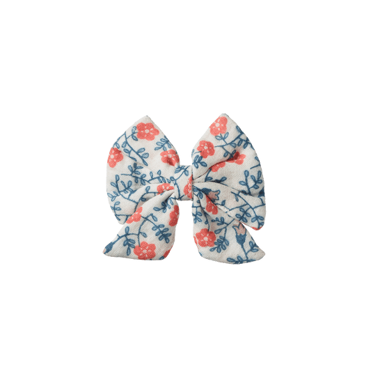 Nature Baby Large Bow Hair Clip Betsy Belle Print