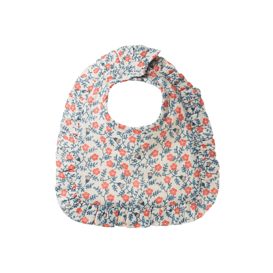 Nature Baby Hetty Ruffle Bib Betsy Belle Print