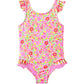 Milky Neon Bloom Swimsuit