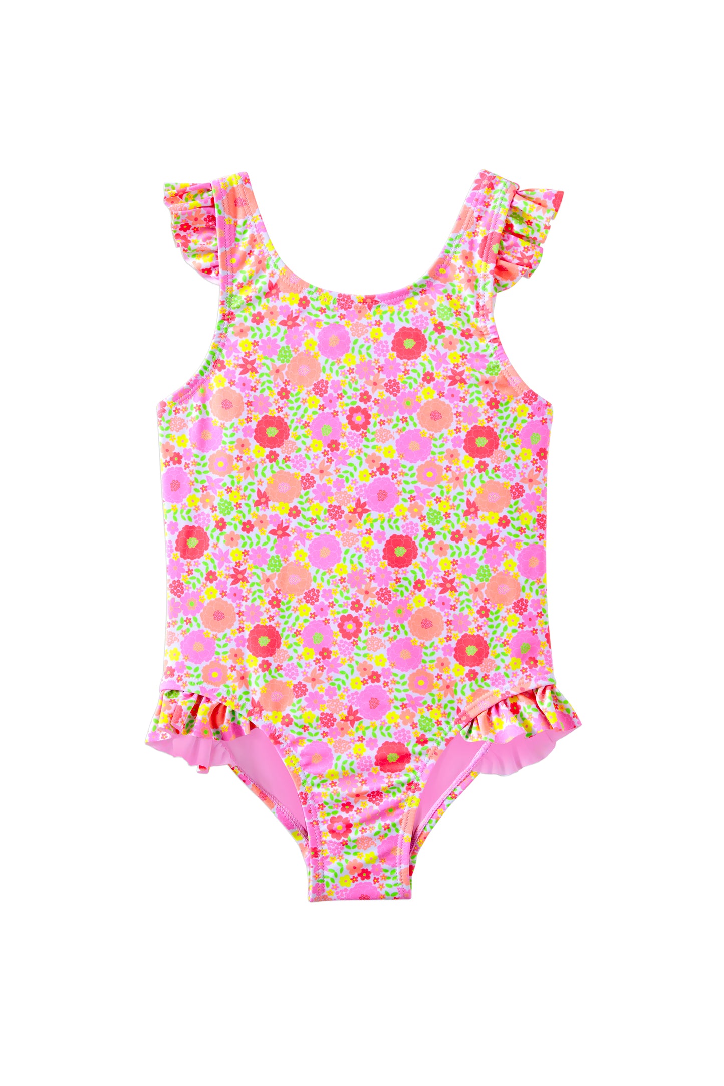 Milky Neon Bloom Swimsuit