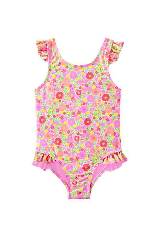 Milky Neon Bloom Swimsuit