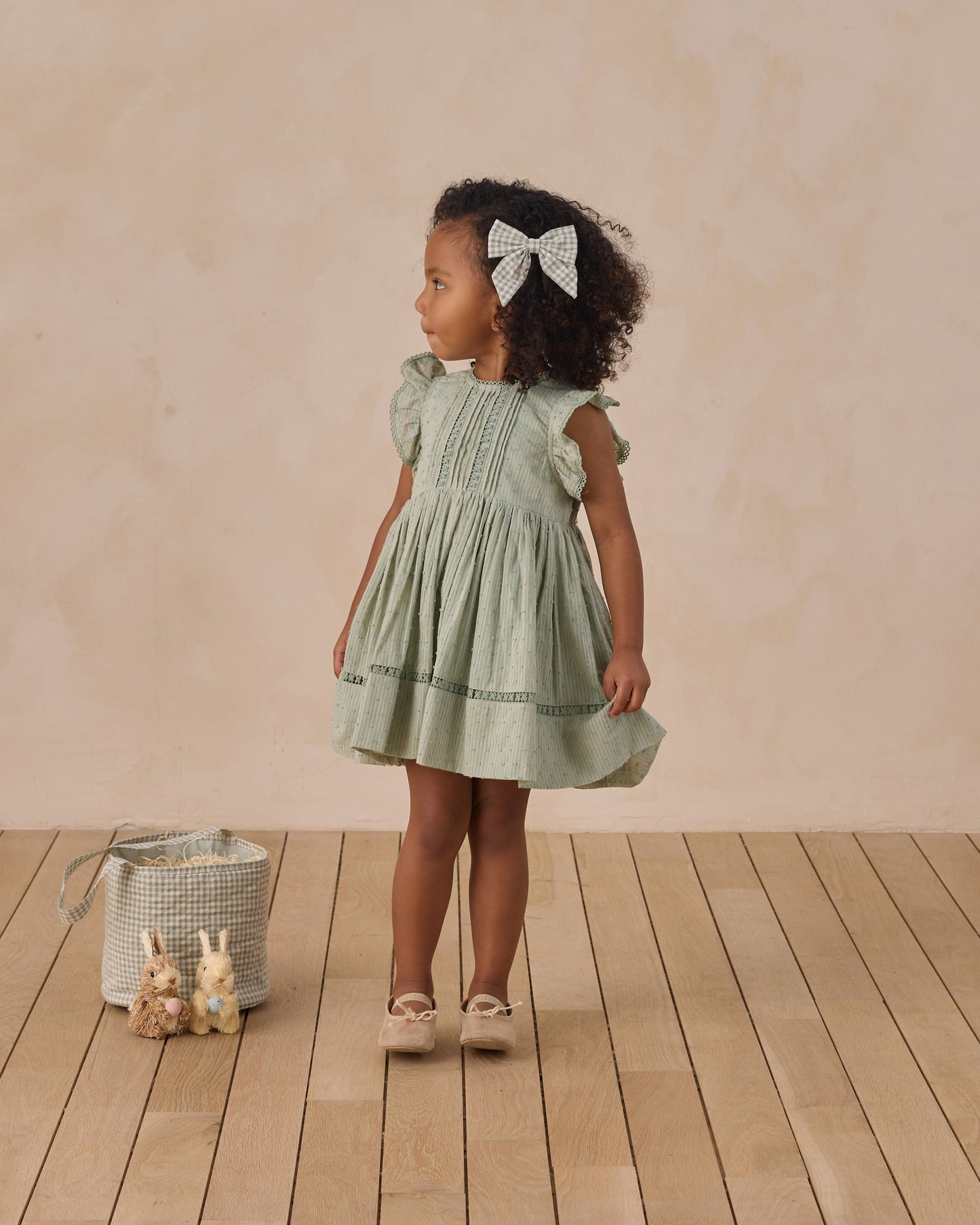 Noralee Isla Dress Eucalyptus