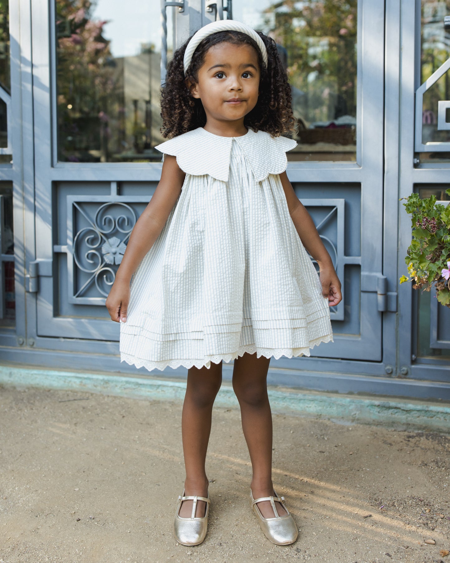 Noralee Florence Dress Sky Stripe