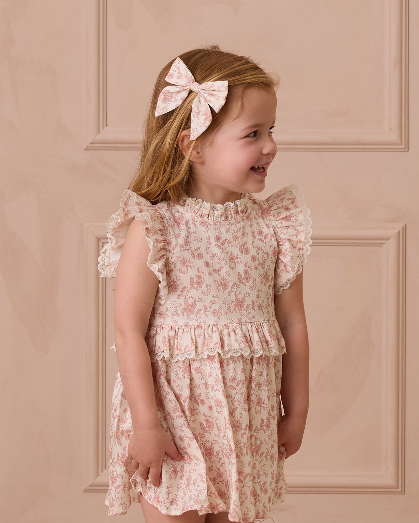 Noralee Alice Dress Pink Toile