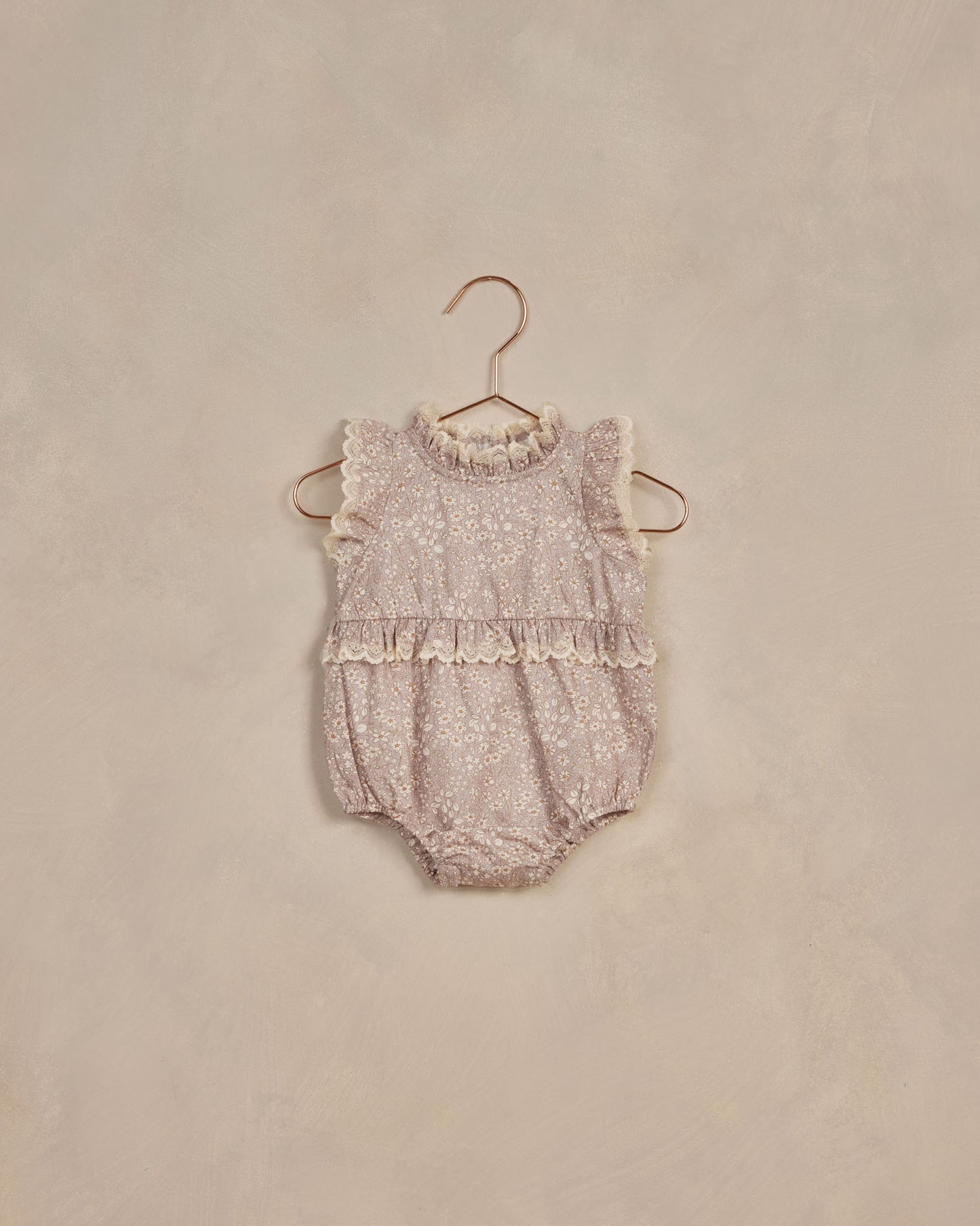 Noralee Alice Romper Lavender Bloom