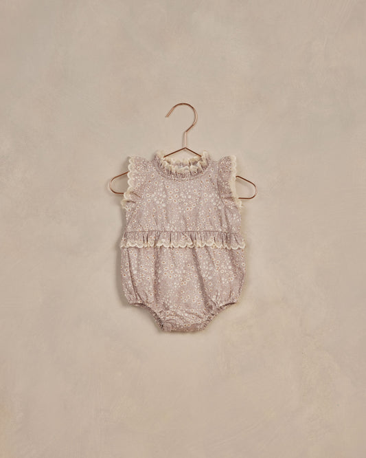 Noralee Alice Romper Lavender Bloom