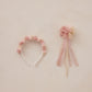 Noralee Pom Pom Crown + Wand | Pink Ombre