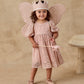 Noralee Luna Dress Rose Embroidered Daisy