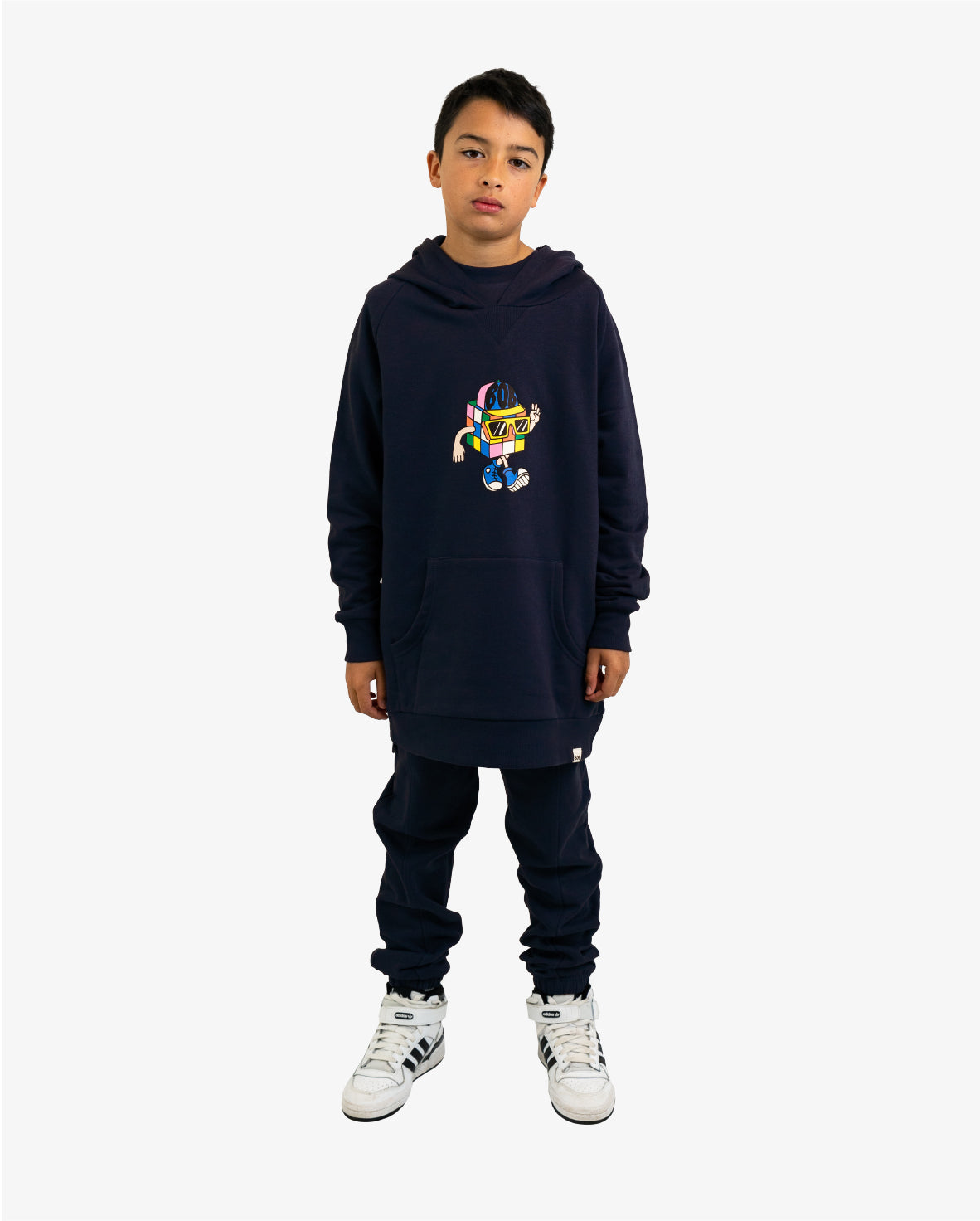 Band of Boys Fleece Trackies Navy