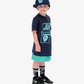 Band of Boys  Drippin in Smiles Flat Peak Cap Navy