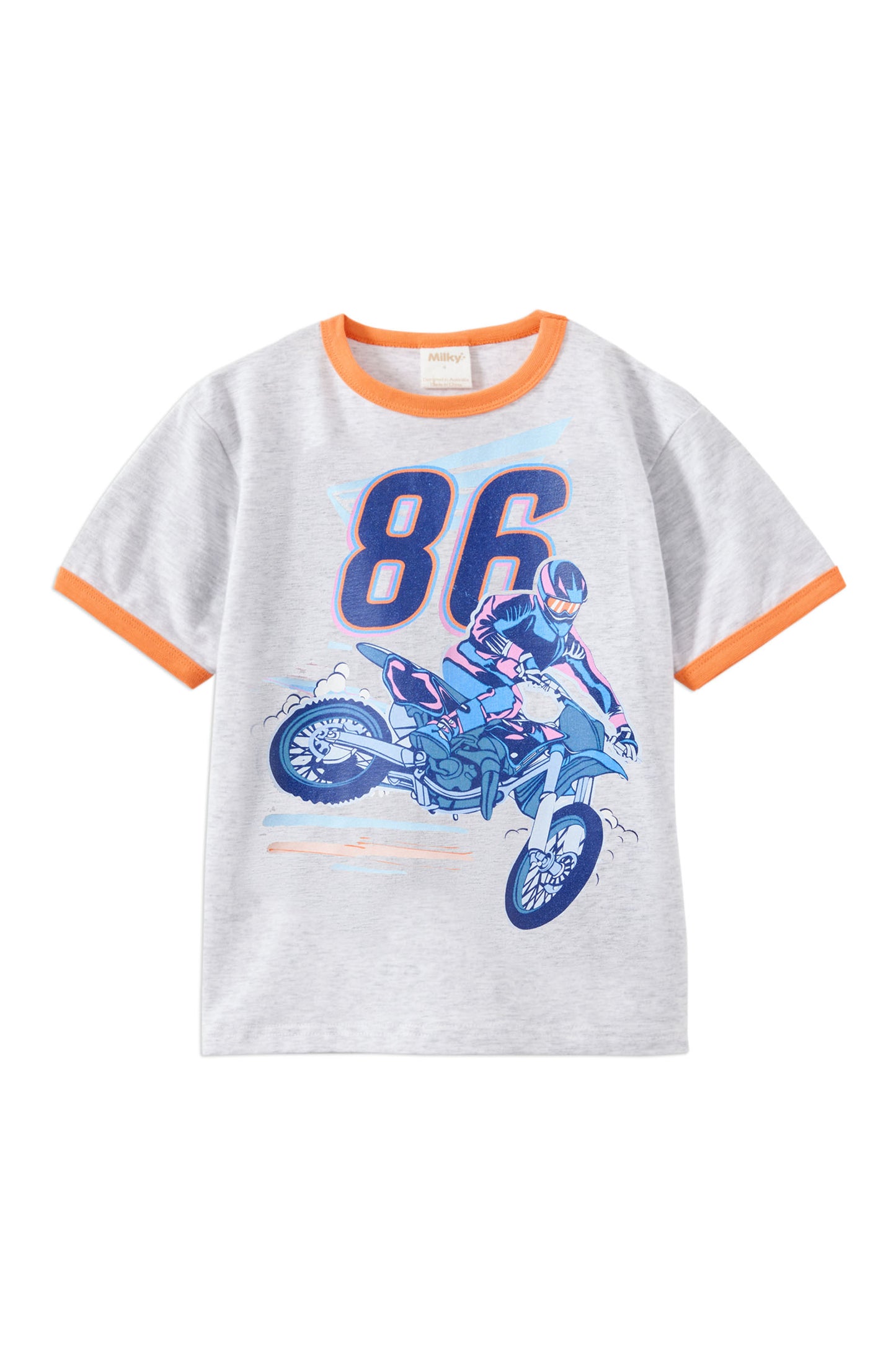 Milky Off Track Tee