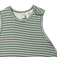 Nature Baby Organic Cotton & Merino Sleeping Bag Nettle Twin Stripe
