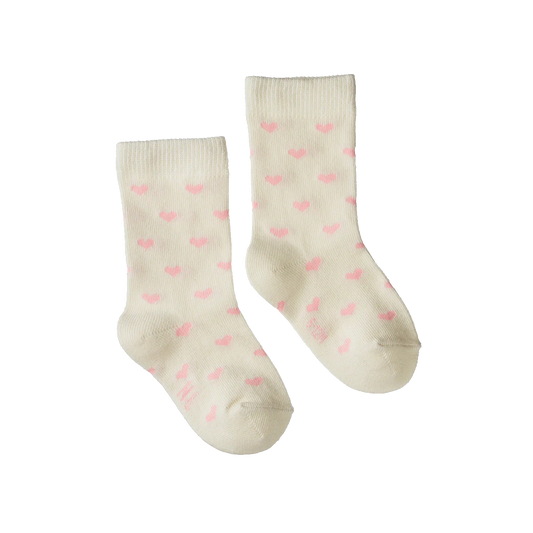 Nature Baby Organic Cotton Socks Hearts