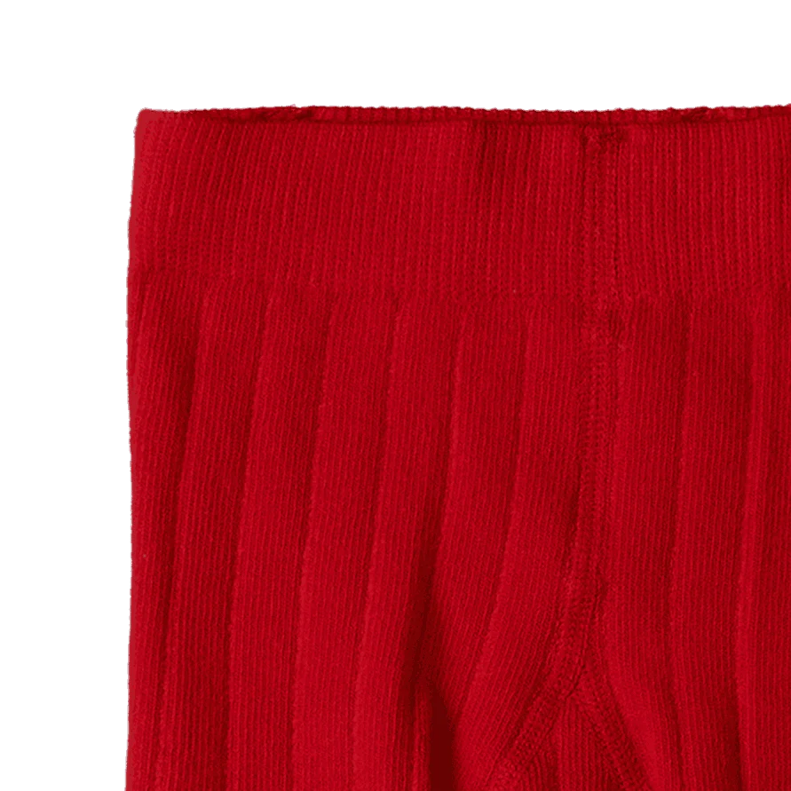 Nature Baby Organic Cotton Tights Raspberry Red