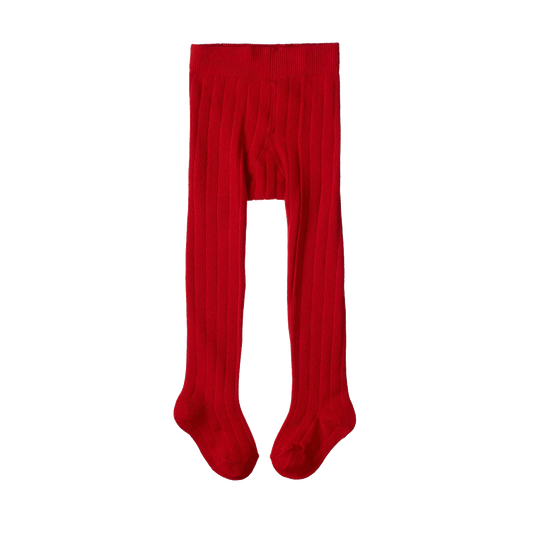 Nature Baby Organic Cotton Tights Raspberry Red