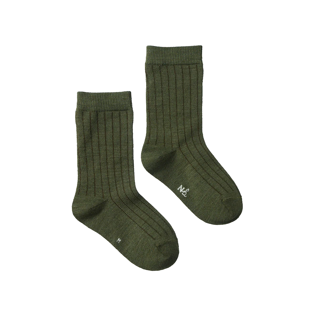 Nature Baby Organic Wool Rib Socks Thyme