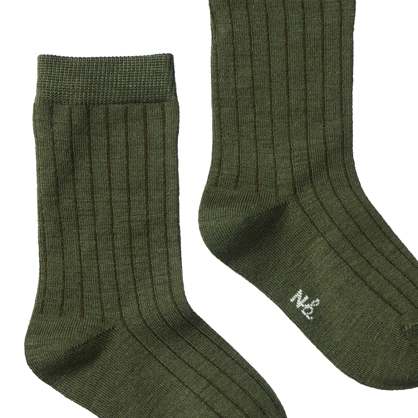 Nature Baby Organic Wool Rib Socks Thyme