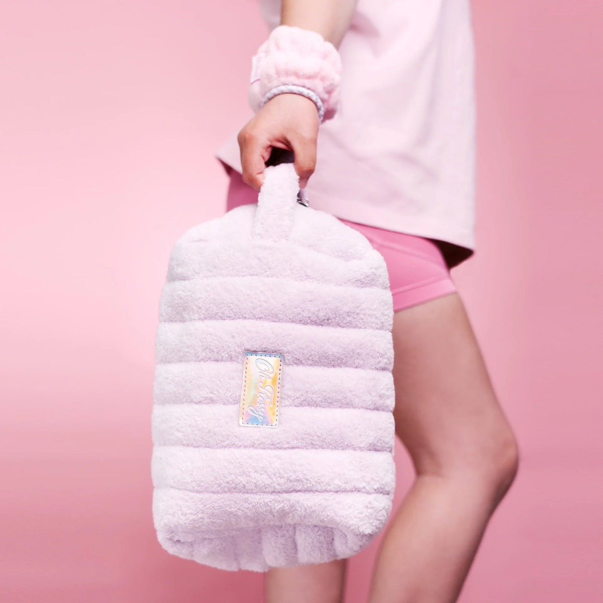 Oh Flossy Bestie Bag Plush Cosmetic Bag