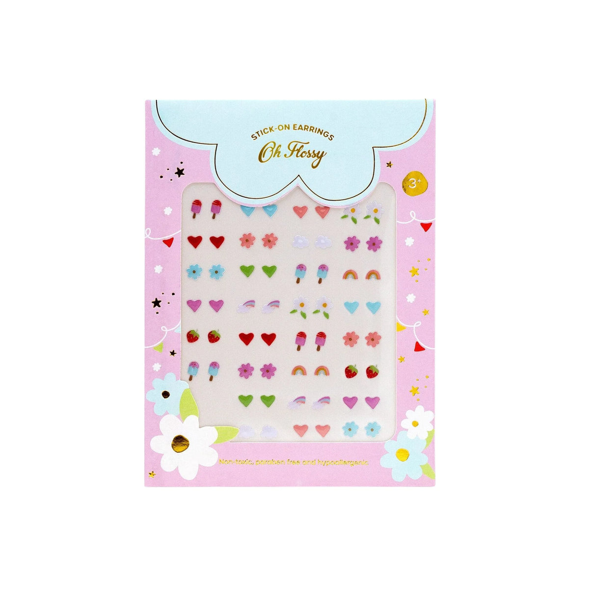 Oh Flossy Kids Stick On Earrings