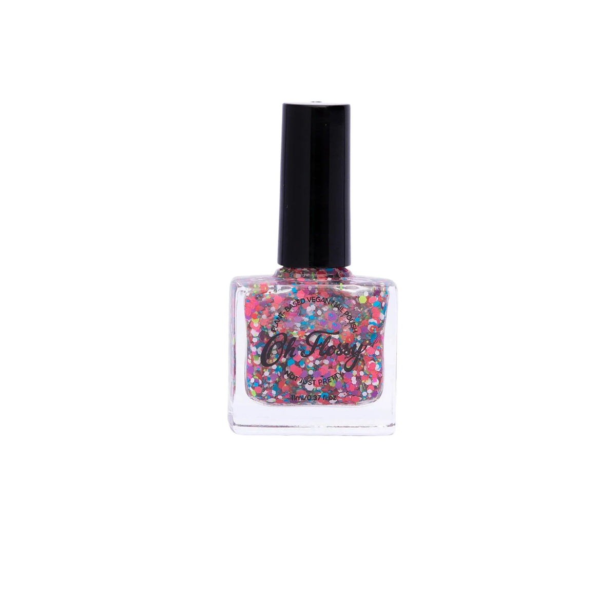 Oh Flossy Nail Polish Coloured Confetti Glitter | Courageous