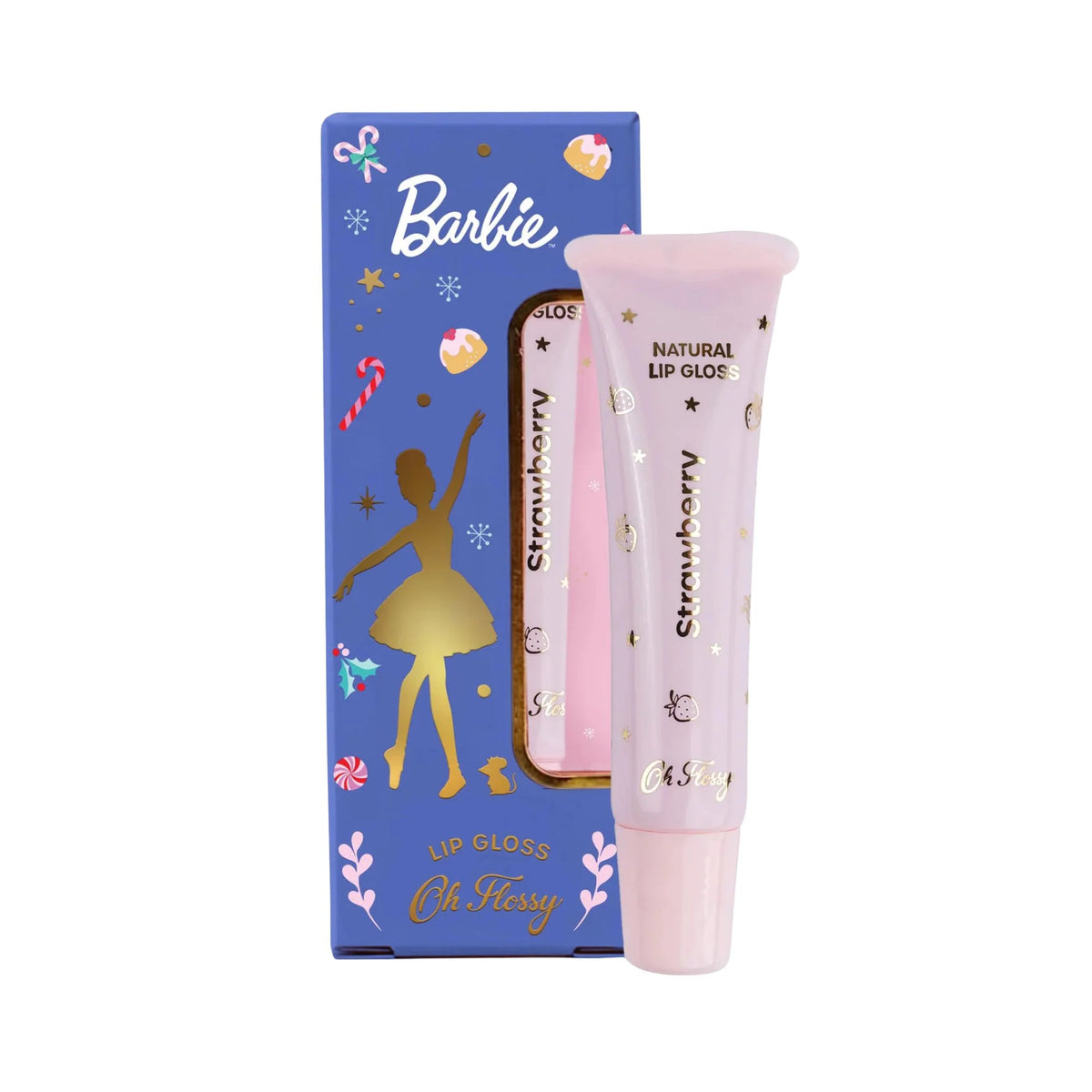 Oh Flossy x Barbie in the Nutcracker Strawberry Lip Gloss