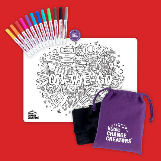 Little Change Creators Re-FUN-Able Colouring Set On-The-Go