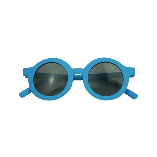 Grech & Co Original Round Sunglasses Azure