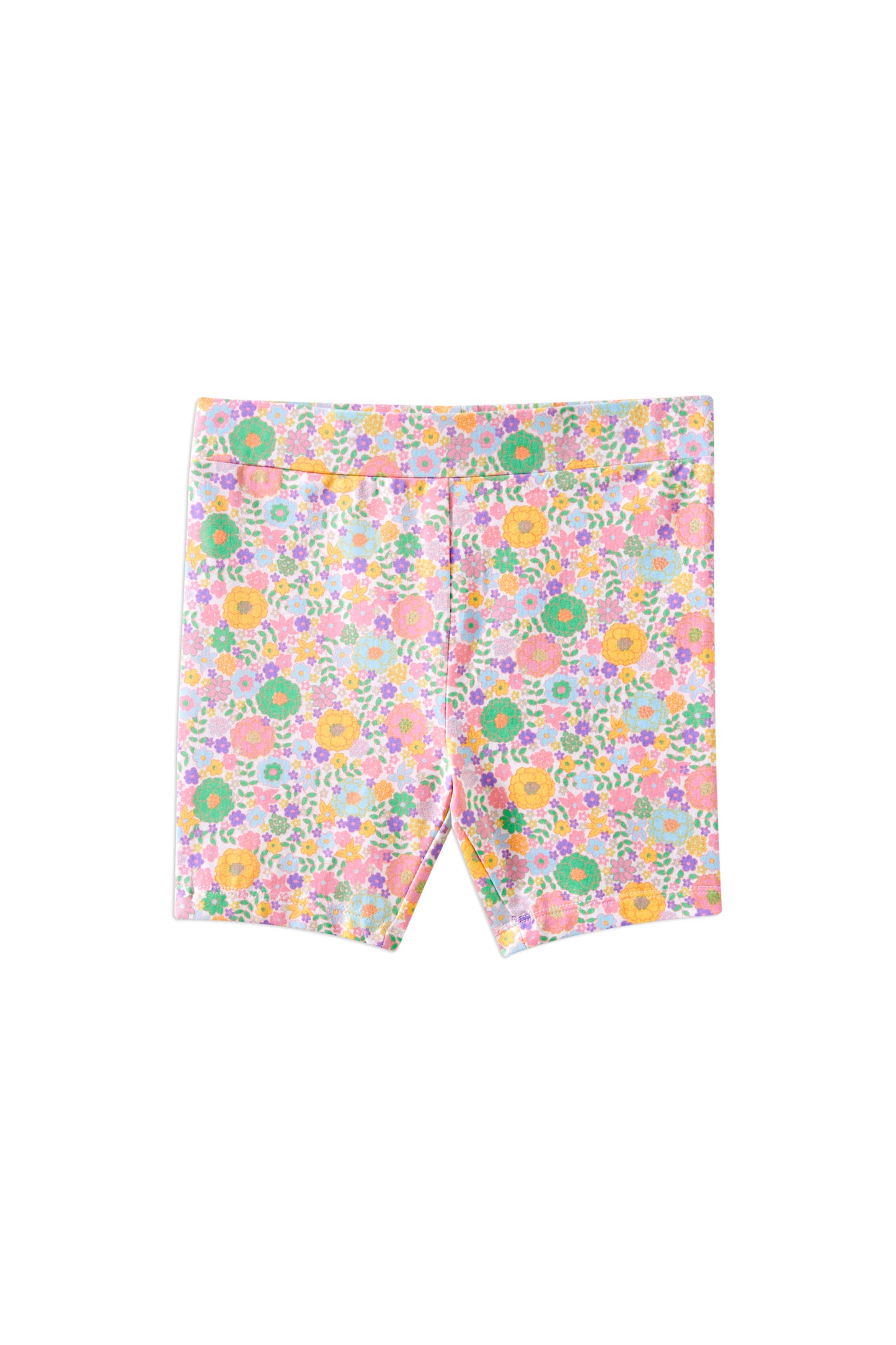 Milky Pastel Garden Bike Short