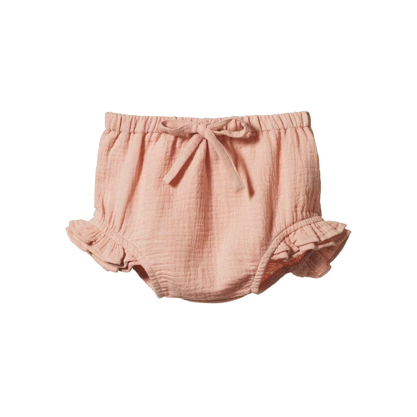 Nature Baby Petal Bloomers Muslin Rose Dust