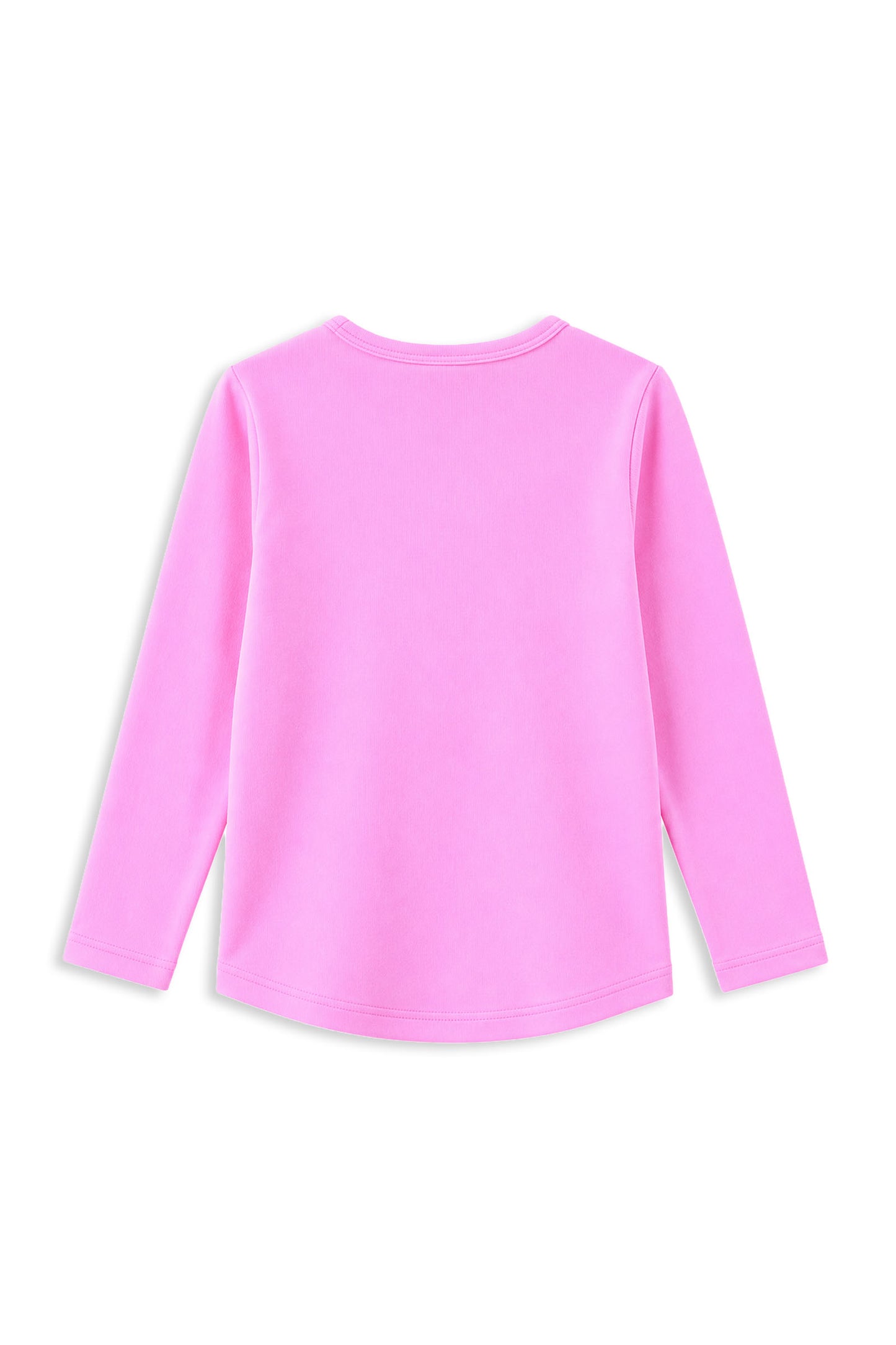 Milky Pink Henley Long Sleeve Tee