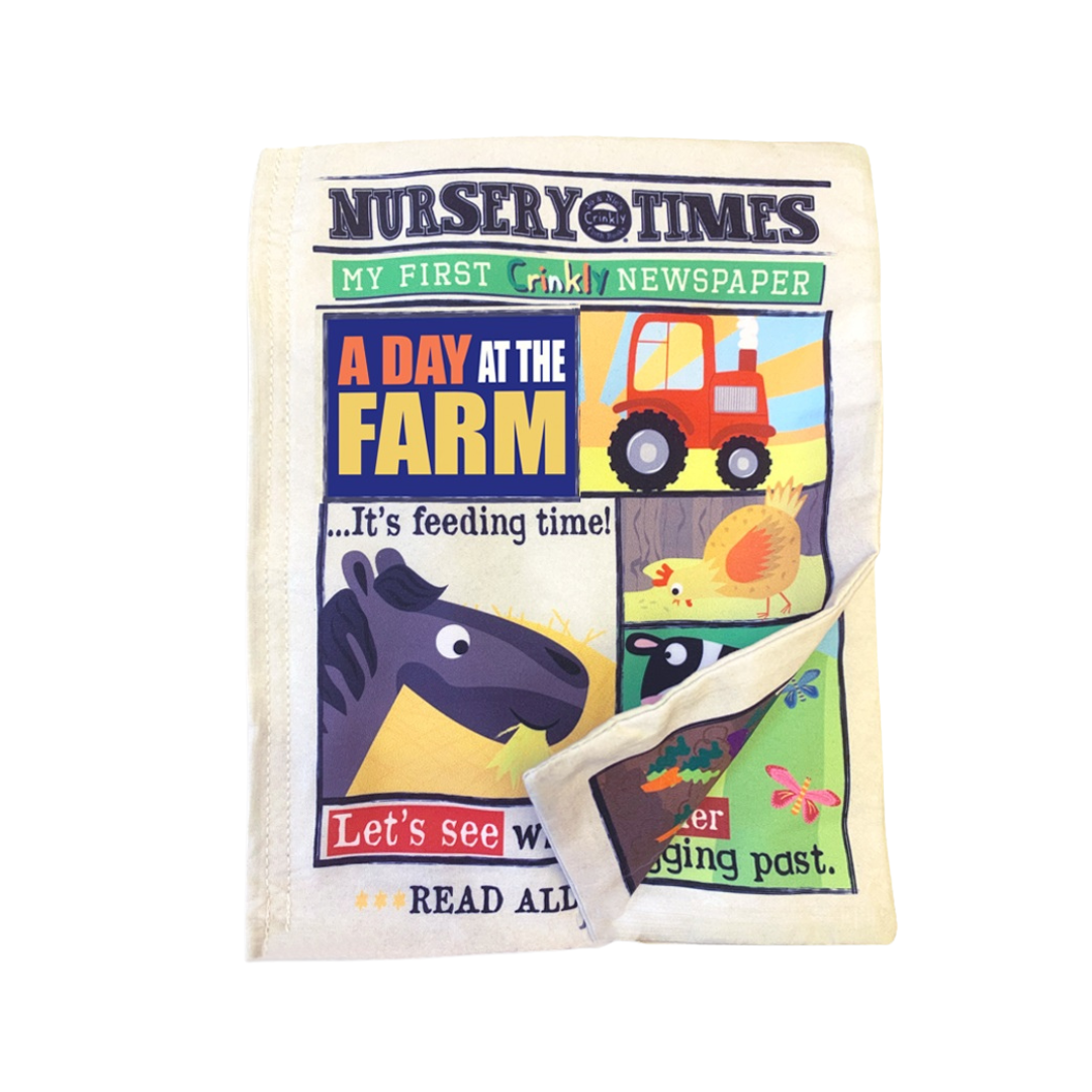 Crinkly Cloth Book Farm Animals