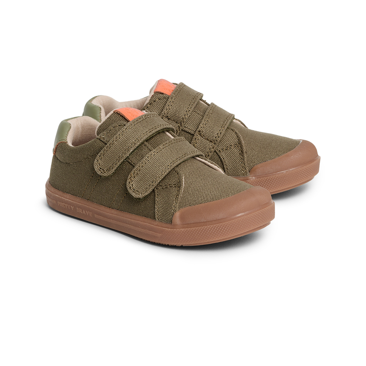 Pretty Brave Toddler / Child Otto Canvas Olive