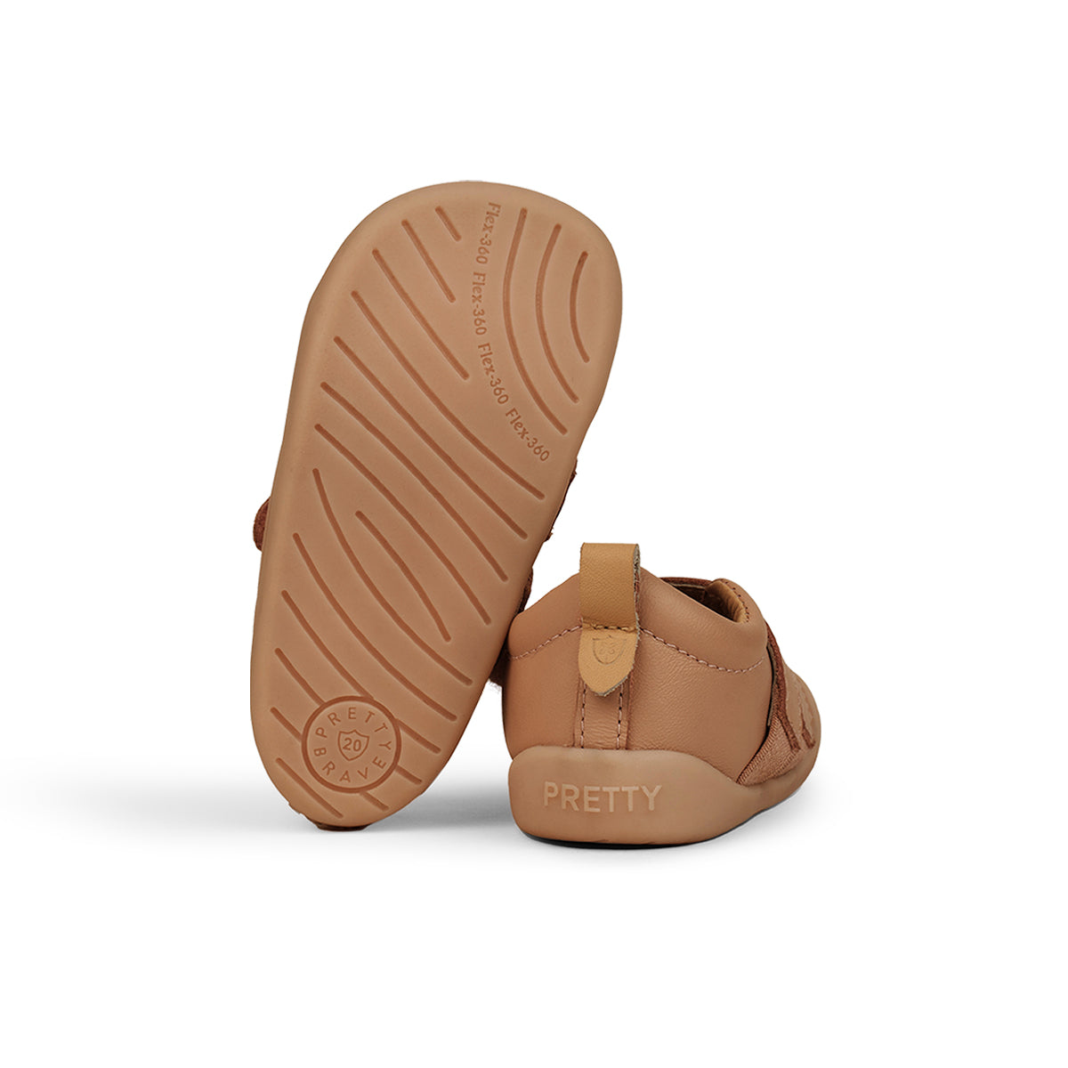 Pretty Brave Toddler Toto Trainer Tan
