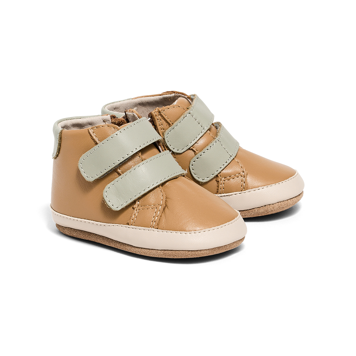 Pretty Brave Baby Hi-Top Tan/Sage