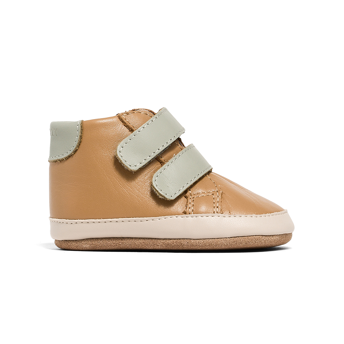 Pretty Brave Baby Hi-Top Tan/Sage