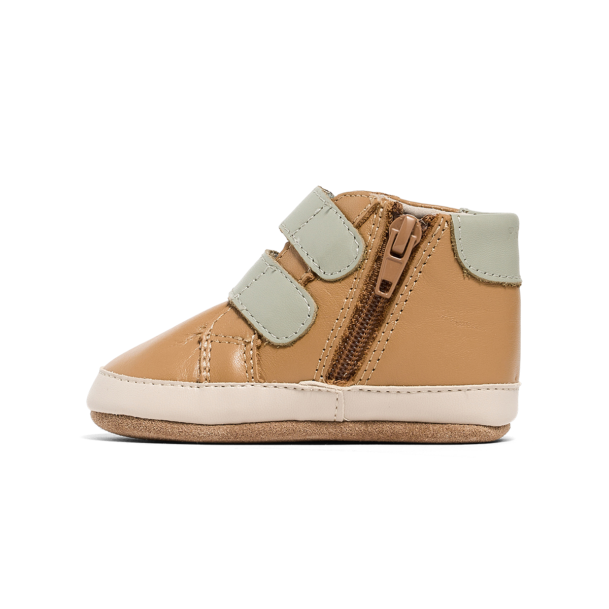 Pretty Brave Baby Hi-Top Tan/Sage