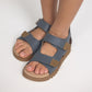 Pretty Brave Child Sandal Finley Indigo