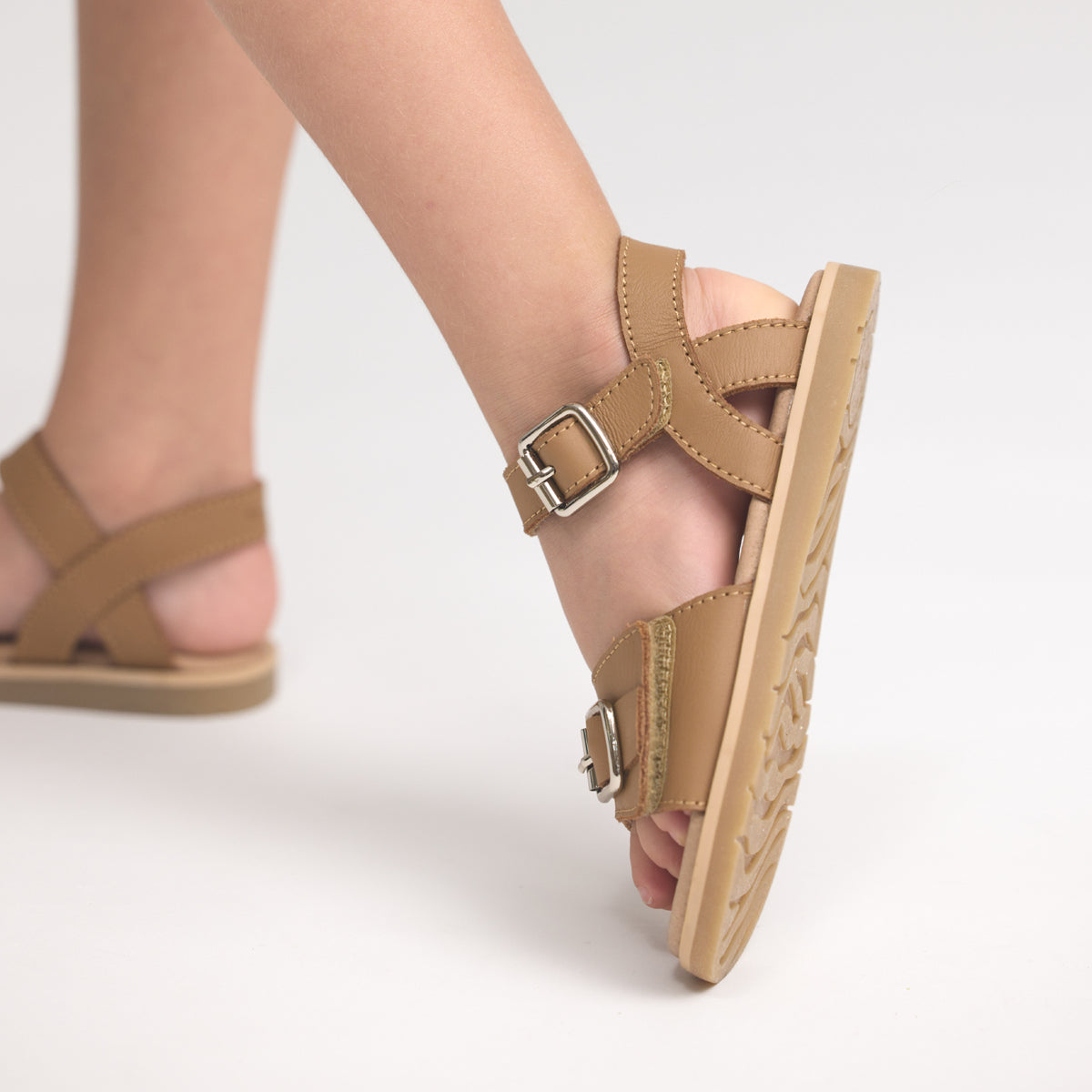Pretty Brave Child Sandal Piper Tan