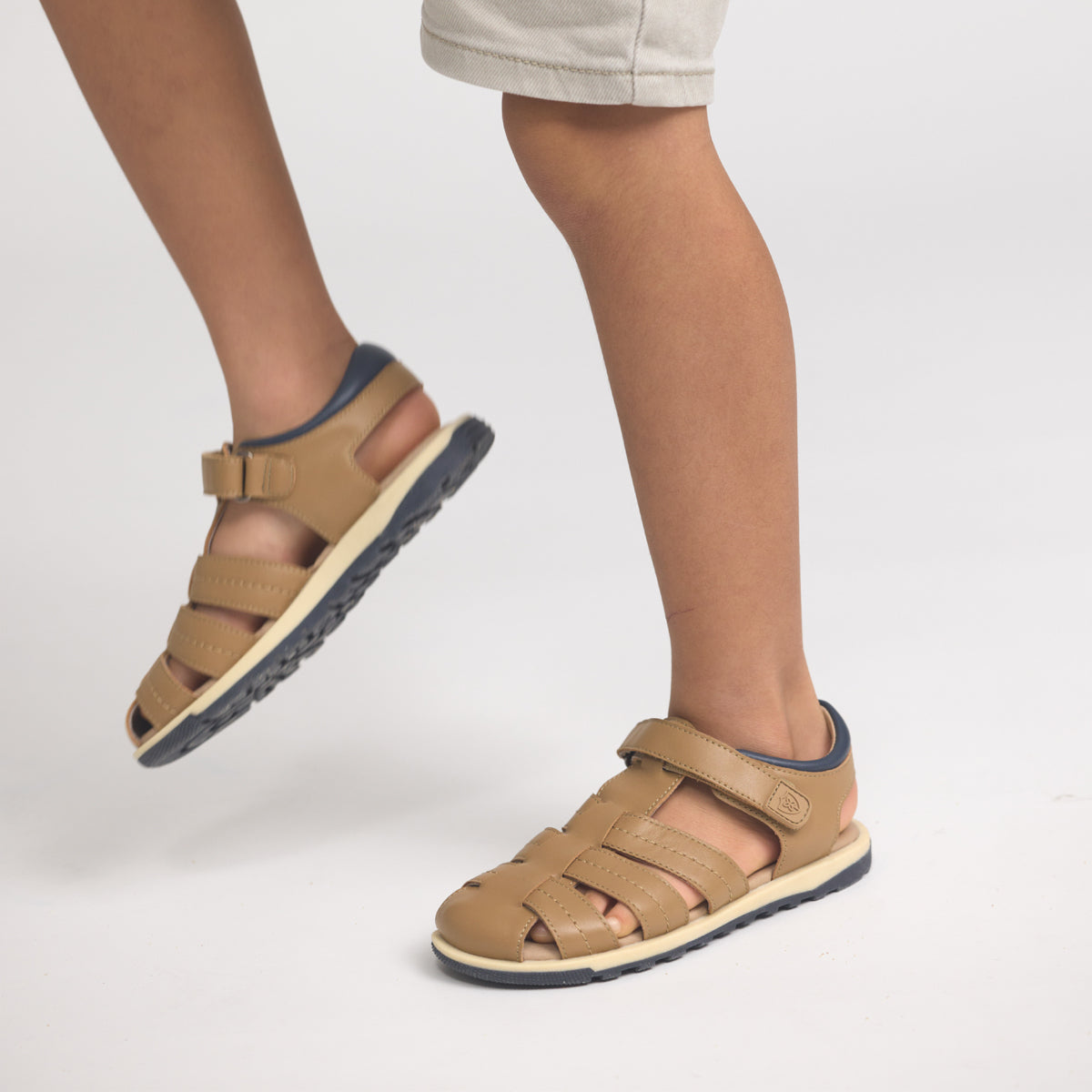 Pretty Brave Child Sandal Roman Tan