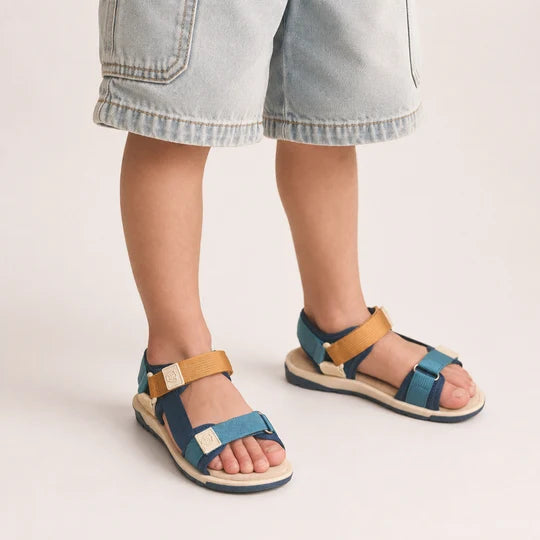 Pretty Brave Child Sandal Otis Indigo Combo
